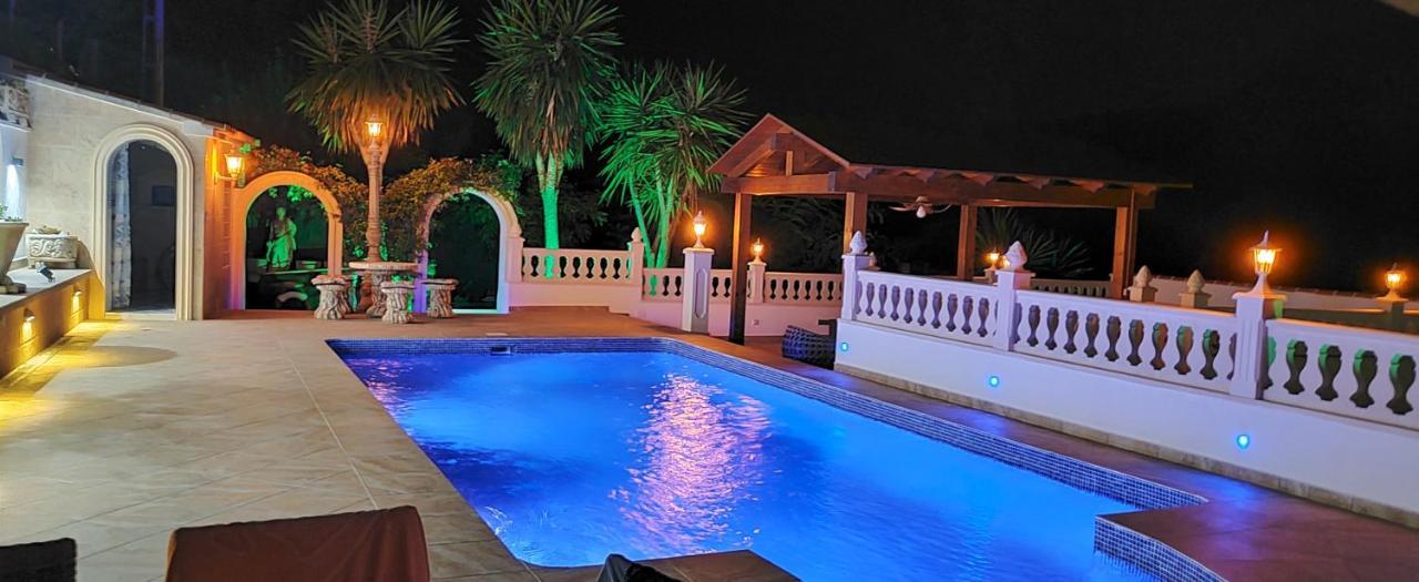 Villa med panoramautsikt med privat pool i Calpe, Costa Blanca, Spanien Eksteriør bilde