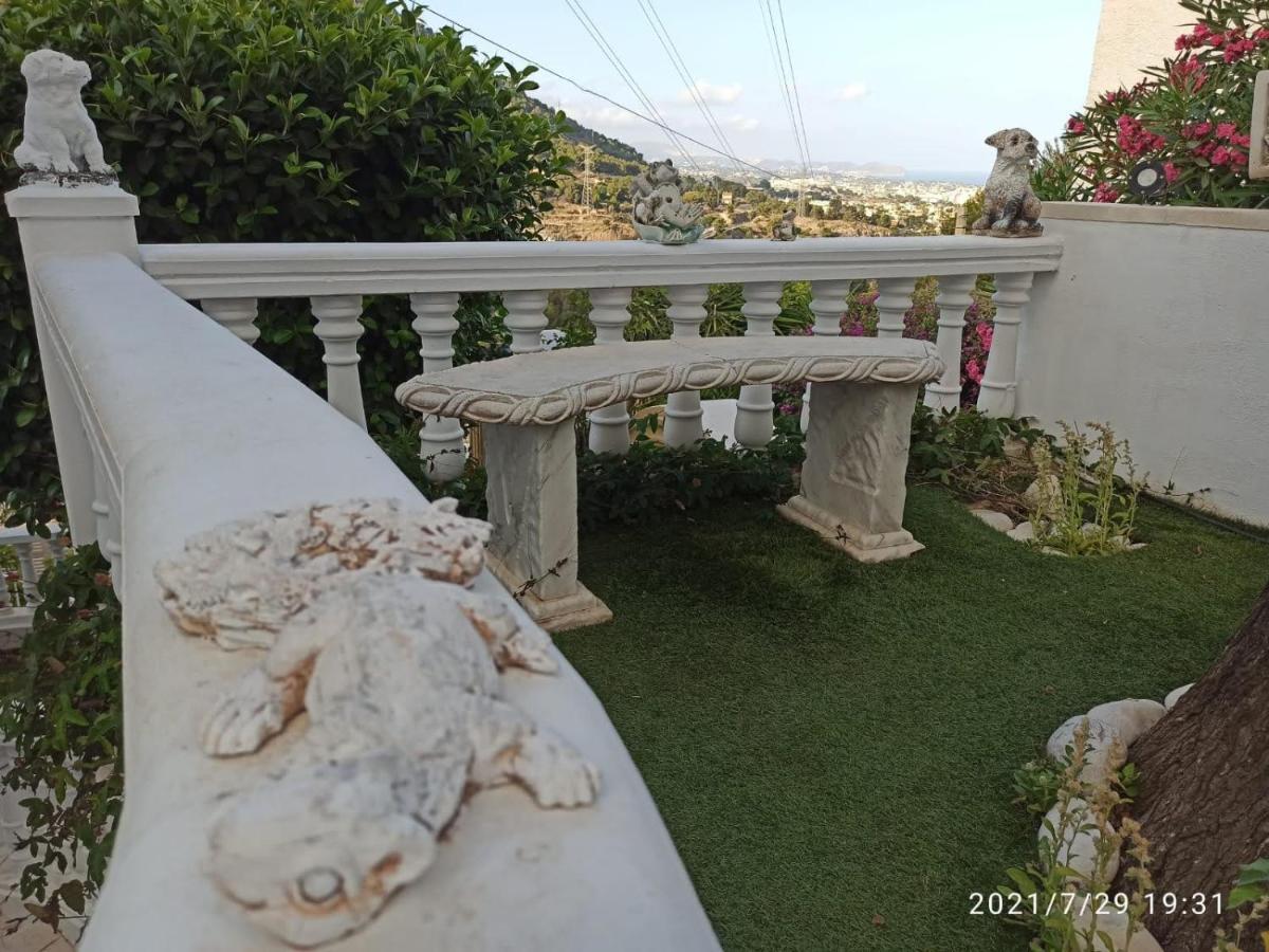 Villa med panoramautsikt med privat pool i Calpe, Costa Blanca, Spanien Eksteriør bilde