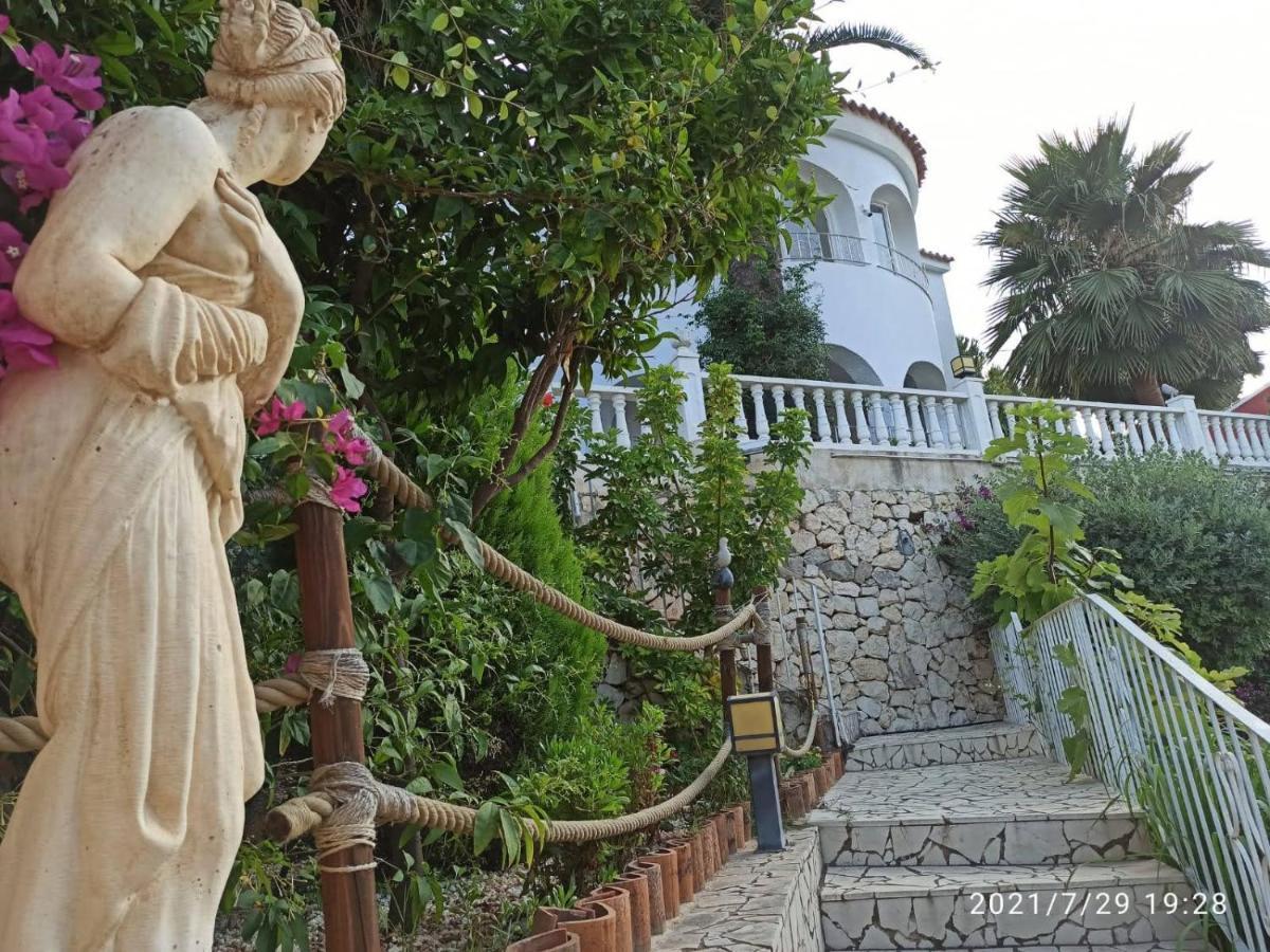 Villa med panoramautsikt med privat pool i Calpe, Costa Blanca, Spanien Eksteriør bilde
