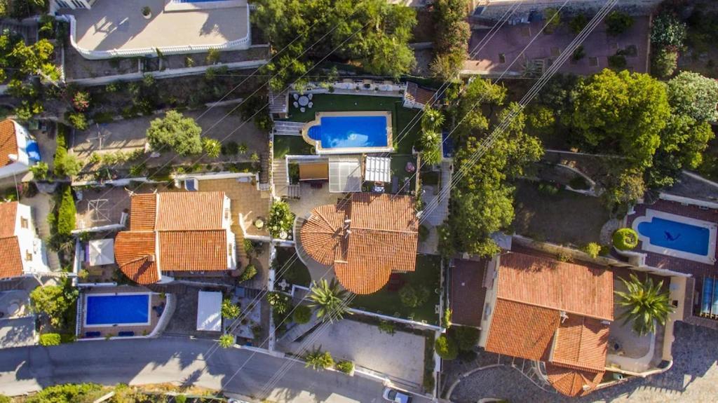 Villa med panoramautsikt med privat pool i Calpe, Costa Blanca, Spanien Eksteriør bilde
