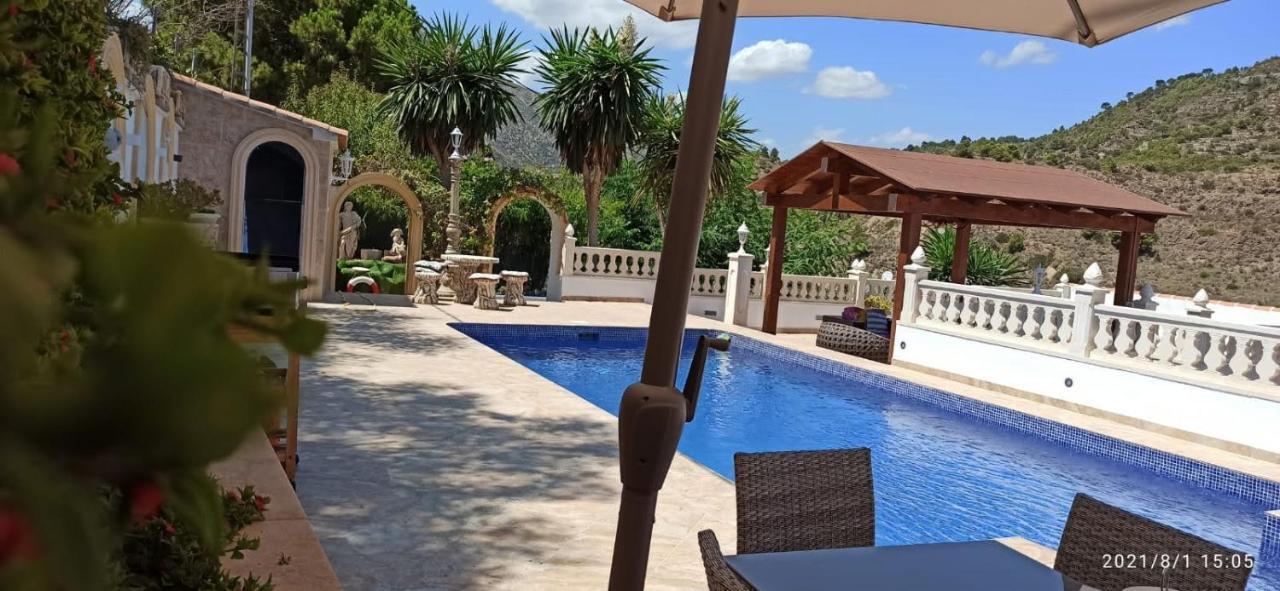 Villa med panoramautsikt med privat pool i Calpe, Costa Blanca, Spanien Eksteriør bilde