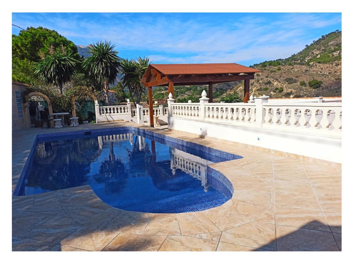 Villa med panoramautsikt med privat pool i Calpe, Costa Blanca, Spanien Eksteriør bilde